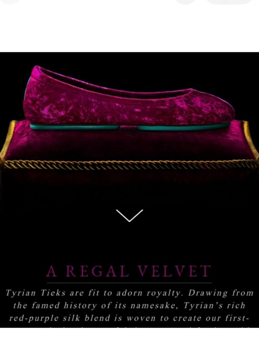 Limited Edition Tieks Tyrian Flats Size 9